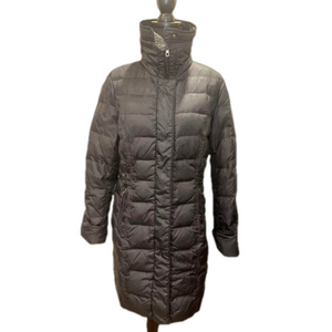 Larry Levine Puffer Long Feather Jacket Large